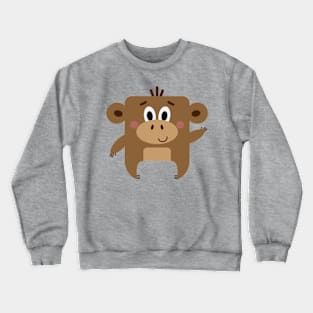 Mr Square Monkey Crewneck Sweatshirt